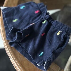 Polo by Ralph Lauren Kids Shorts with Multicolor Embroidery authentic tag in pic